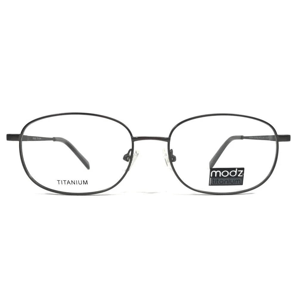 Modz Eyeglasses Frames MODERN DICTATOR MATTE GREY Wire Rim Titanium 55-17-145